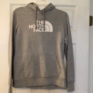 North face hooded sweatshirt